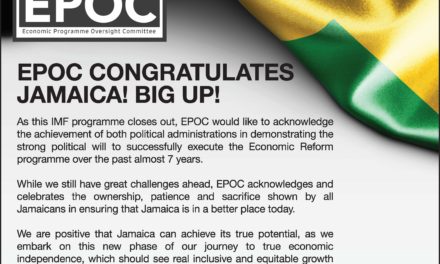 EPOC Congratulates Jamaica! BIG UP!