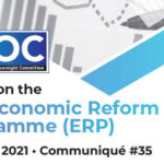 February 2021: Update on the GOJ Economic Reform Programme (ERP)