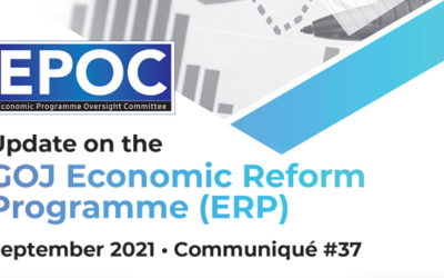 September 2021: Update on the GOJ Economic Reform Programme (ERP)