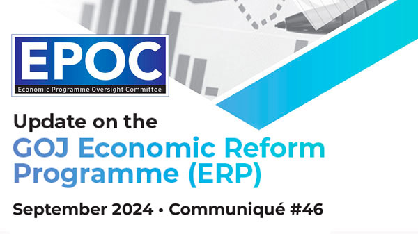 September 2024: Update on the GOJ Economic Reform Programme (ERP)